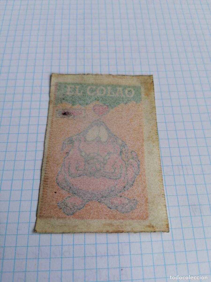 Coleccionismo cromos antiguos: CROMO PEGATINA BIMBO EL COLAO EN SU SOBRE SIN ABRIR