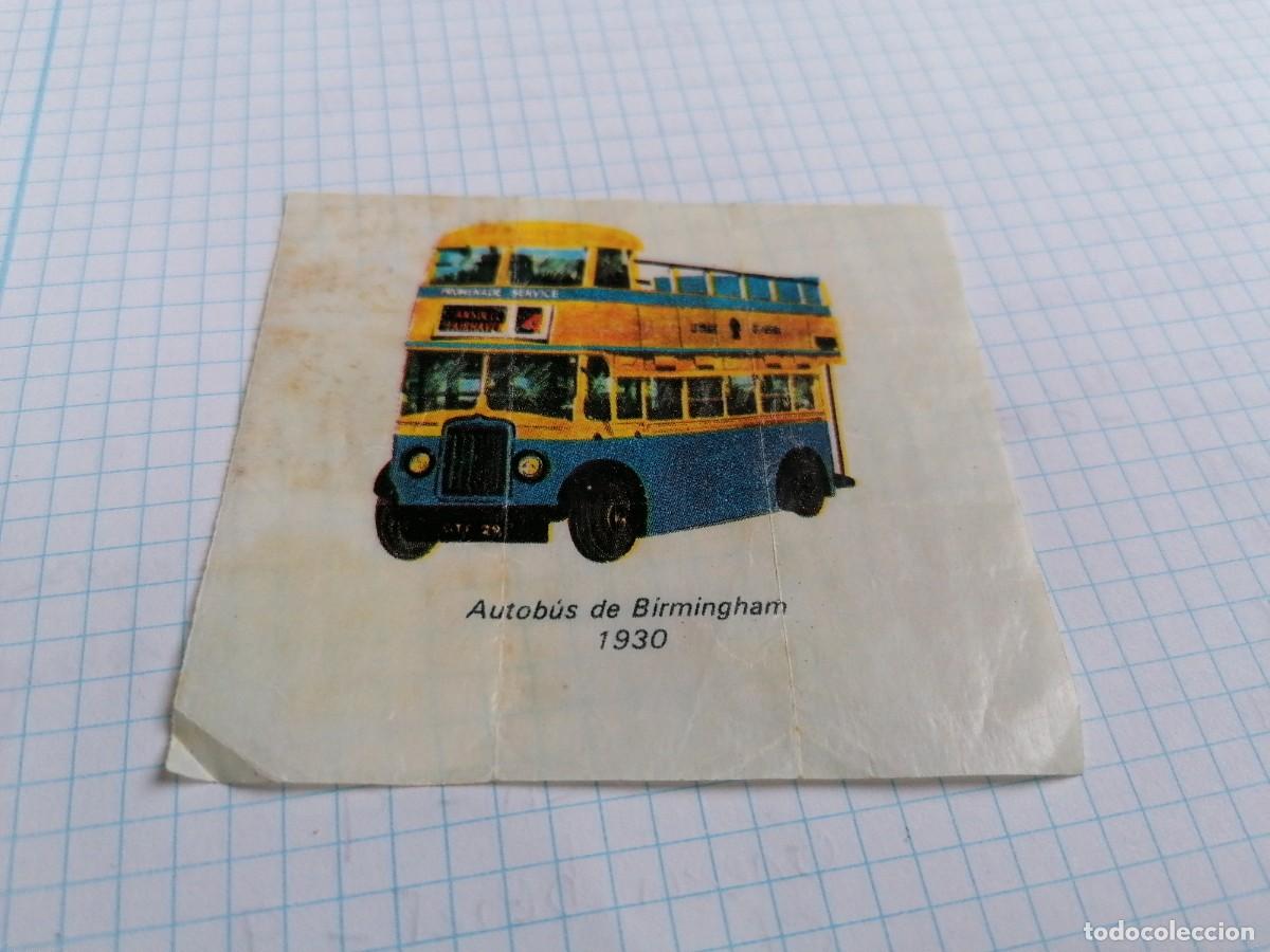 Coleccionismo cromos antiguos: CROMO CHICLE DESCONOCIDO AUTOB&Uacute;S DE BIRMINGHAM 1930