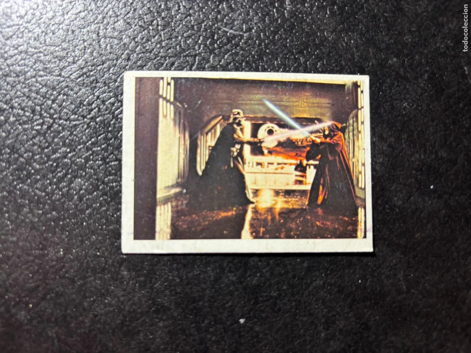 Coleccionismo cromos antiguos: RETORNO DEL JEDI 8 OBI WAN KENOBI DARTH VADER CROMO GUERRA DE LAS GALAXIAS STAR WARS PACOSA 1983