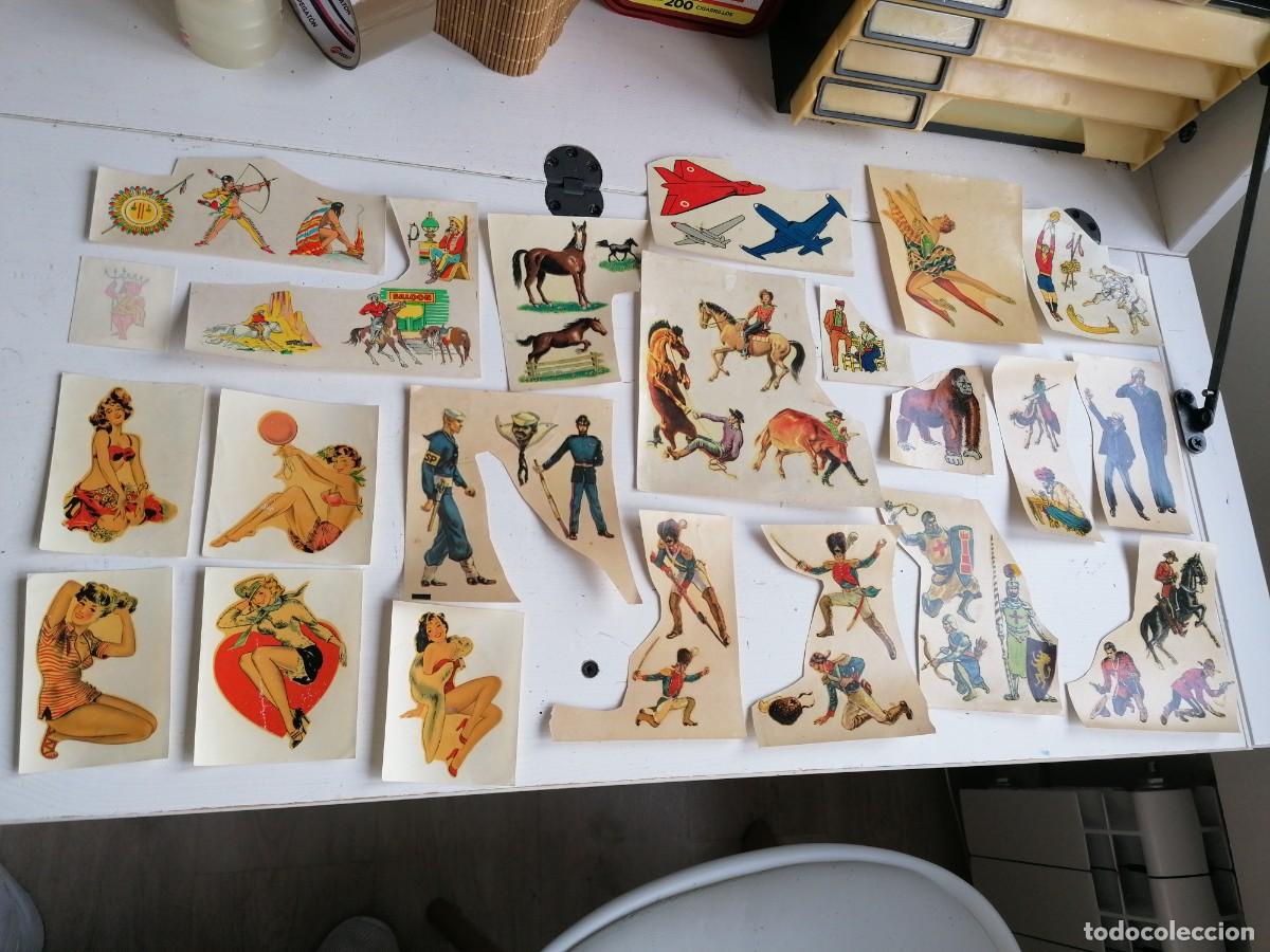 Coleccionismo cromos antiguos: LOTE CALCOMANIAS INDUSTRIALES NUBIOLA Y OTRAS
