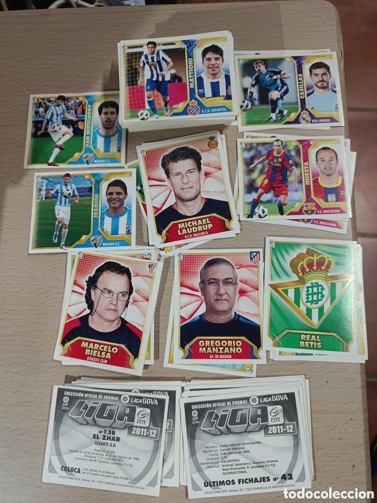 Coleccionismo cromos antiguos: LOTE DE 189 CROMOS LIGA ESTE 11 12 2011 2012 TODOS DIFERENTES 10 COLOCAS Y 16 FICHAJES LIGA ESTE