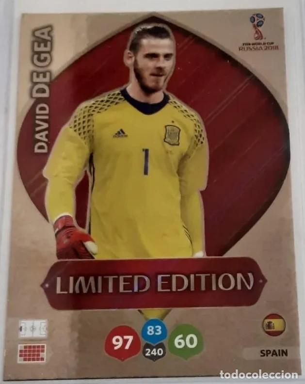 Sammeln alte Sammelbilder: Cromo adrenalyn world cup russia 2018 mundial edicion limitada de gea espa&ntilde;a