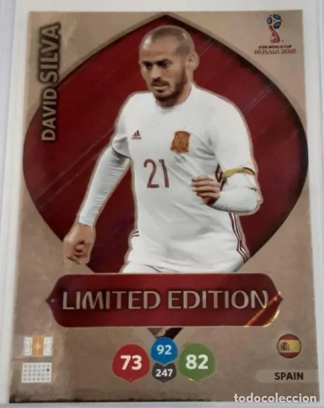 Sammeln alte Sammelbilder: Cromo adrenalyn world cup russia 2018 mundial edicion limitada david silva espa&ntilde;a