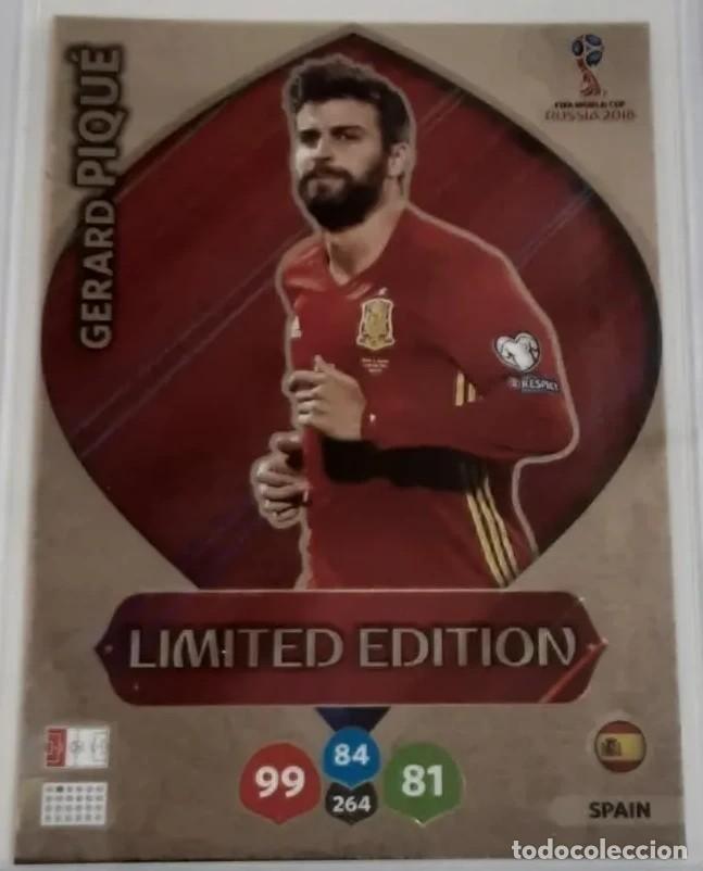 Collezionismo Figurine antiche: Cromo adrenalyn world cup russia 2018 mundial edicion limitada gerard piqu&eacute; espa&ntilde;a