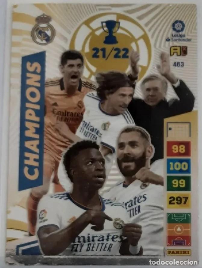 Collezionismo Figurine antiche: Cromo Adrenalyn xl champions league 21 22 real madrid