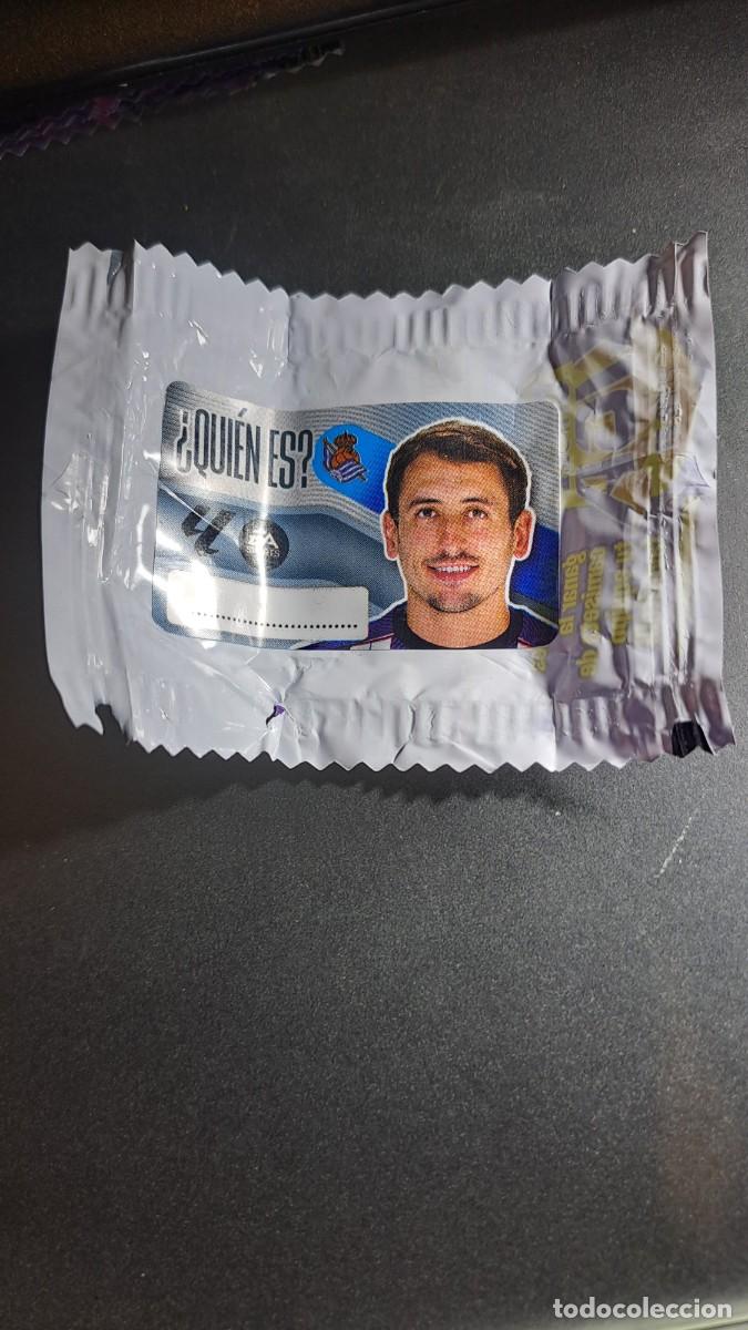Coleccionismo cromos antiguos: CROMO OYARZABAL &iquest;QUIEN ES? REAL SOCIEDAD CHICLE LIGA 2026 2027 26 27 ESTE PANINI NUNCA PEGADO