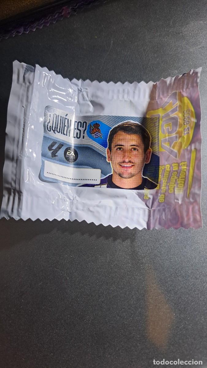 Coleccionismo cromos antiguos: CROMO OYARZABAL &iquest;QUIEN ES? REAL SOCIEDAD CHICLE LIGA 2026 2027 26 27 ESTE PANINI NUNCA PEGADO
