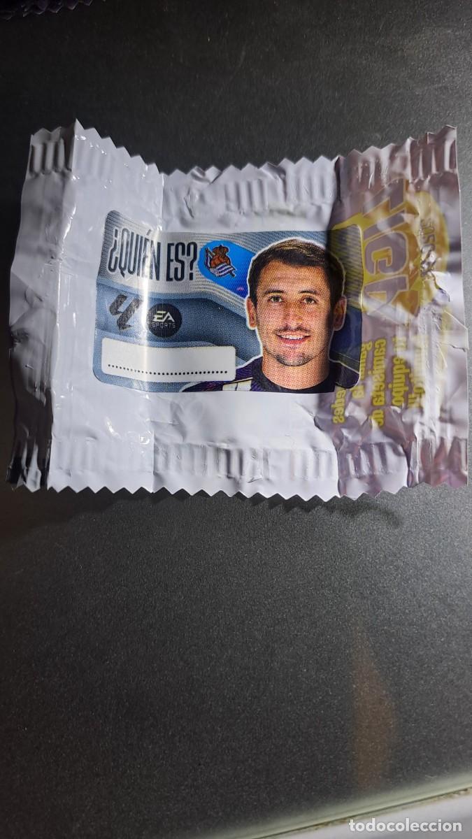 Coleccionismo cromos antiguos: CROMO OYARZABAL &iquest;QUIEN ES? REAL SOCIEDAD CHICLE LIGA 2026 2027 26 27 ESTE PANINI NUNCA PEGADO