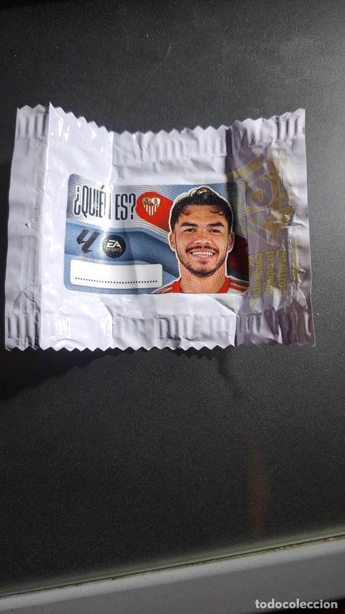 Coleccionismo cromos antiguos: CROMO SUAZO &iquest;QUIEN ES? SEVILLA CHICLE LIGA 2026 2027 26 27 ESTE PANINI NUNCA PEGADO