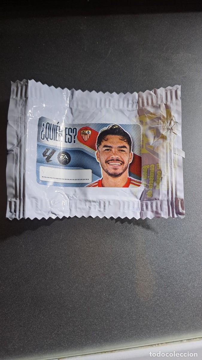 Coleccionismo cromos antiguos: CROMO SUAZO &iquest;QUIEN ES? SEVILLA CHICLE LIGA 2026 2027 26 27 ESTE PANINI NUNCA PEGADO