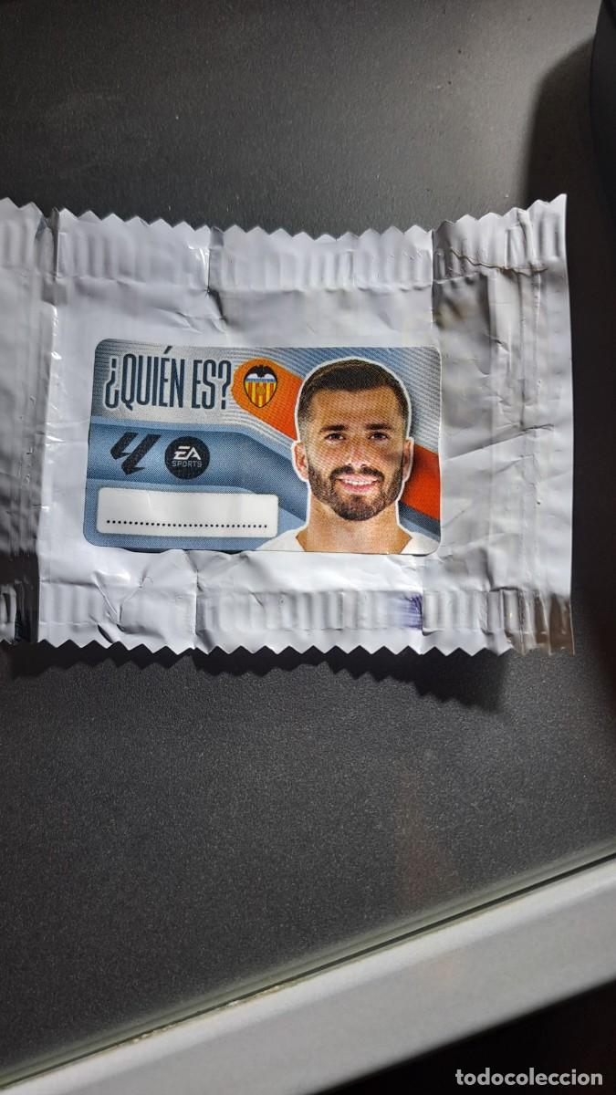 Coleccionismo cromos antiguos: CROMO GAYA &iquest;QUIEN ES? VALENCIA CHICLE LIGA 2026 2027 26 27 ESTE PANINI NUNCA PEGADO