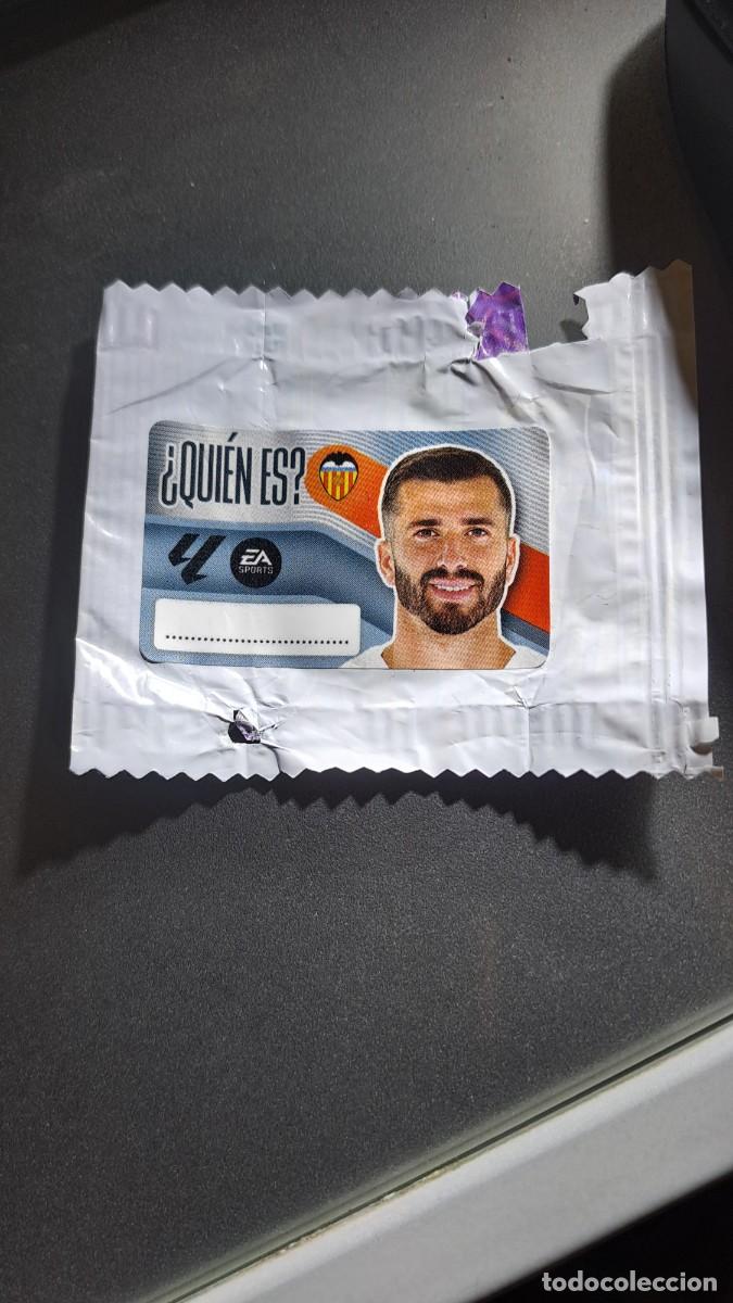 Coleccionismo cromos antiguos: CROMO GAYA &iquest;QUIEN ES? VALENCIA CHICLE LIGA 2026 2027 26 27 ESTE PANINI NUNCA PEGADO
