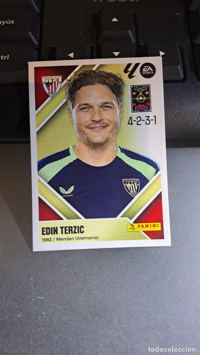 Coleccionismo cromos antiguos: CROMO EDIN TERZIC 2 ENTRENADOR ATHLETIC CLUB DE BILBAO LIGA 2026 2027 26 27 ESTE PANINI NUNCA PEGADO