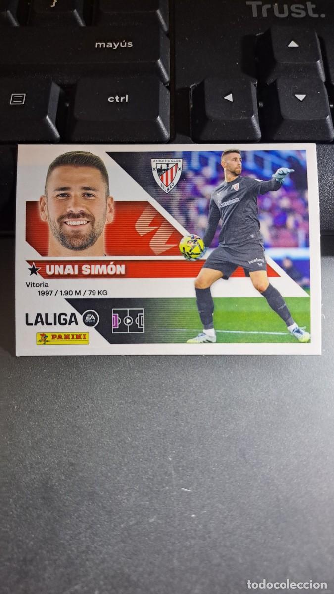 Coleccionismo cromos antiguos: CROMO UNAI SIMON 3 ATHLETIC CLUB DE BILBAO LIGA 2026 2027 26 27 ESTE PANINI NUNCA PEGADO