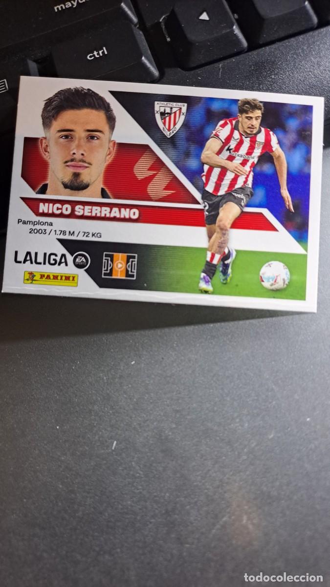 Coleccionismo cromos antiguos: CROMO NICO SERRANO 15 ATHLETIC CLUB DE BILBAO LIGA 2026 2027 26 27 ESTE PANINI NUNCA PEGADO
