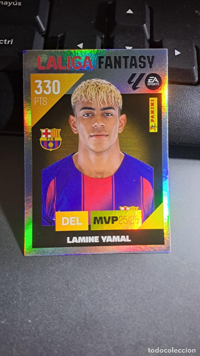 Coleccionismo cromos antiguos: CROMO LAMINE YAMAL 5 LA LIGA FANTASY 5 BARCELONA LIGA 2026 2027 26 27 ESTE PANINI NUNCA PEGADO