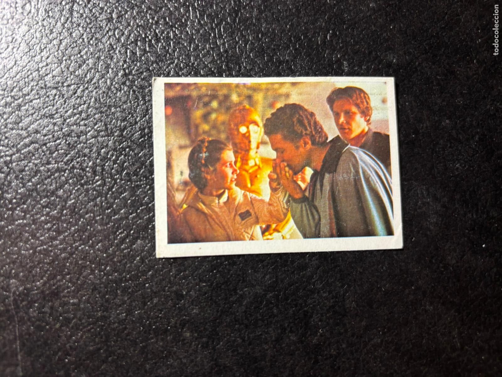 Coleccionismo cromos antiguos: RETORNO DEL JEDI 16 HAN SOLO PRINCESA LIA LANDO CROMO GUERRA DE LAS GALAXIAS STAR WARS PACOSA 1983