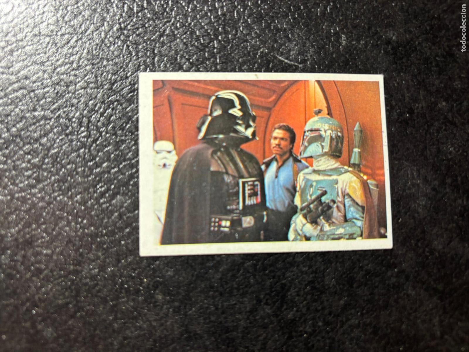 Coleccionismo cromos antiguos: RETORNO DEL JEDI 17 DARTH VADER Y BOBA FETT CROMO GUERRA DE LAS GALAXIAS STAR WARS PACOSA 1983