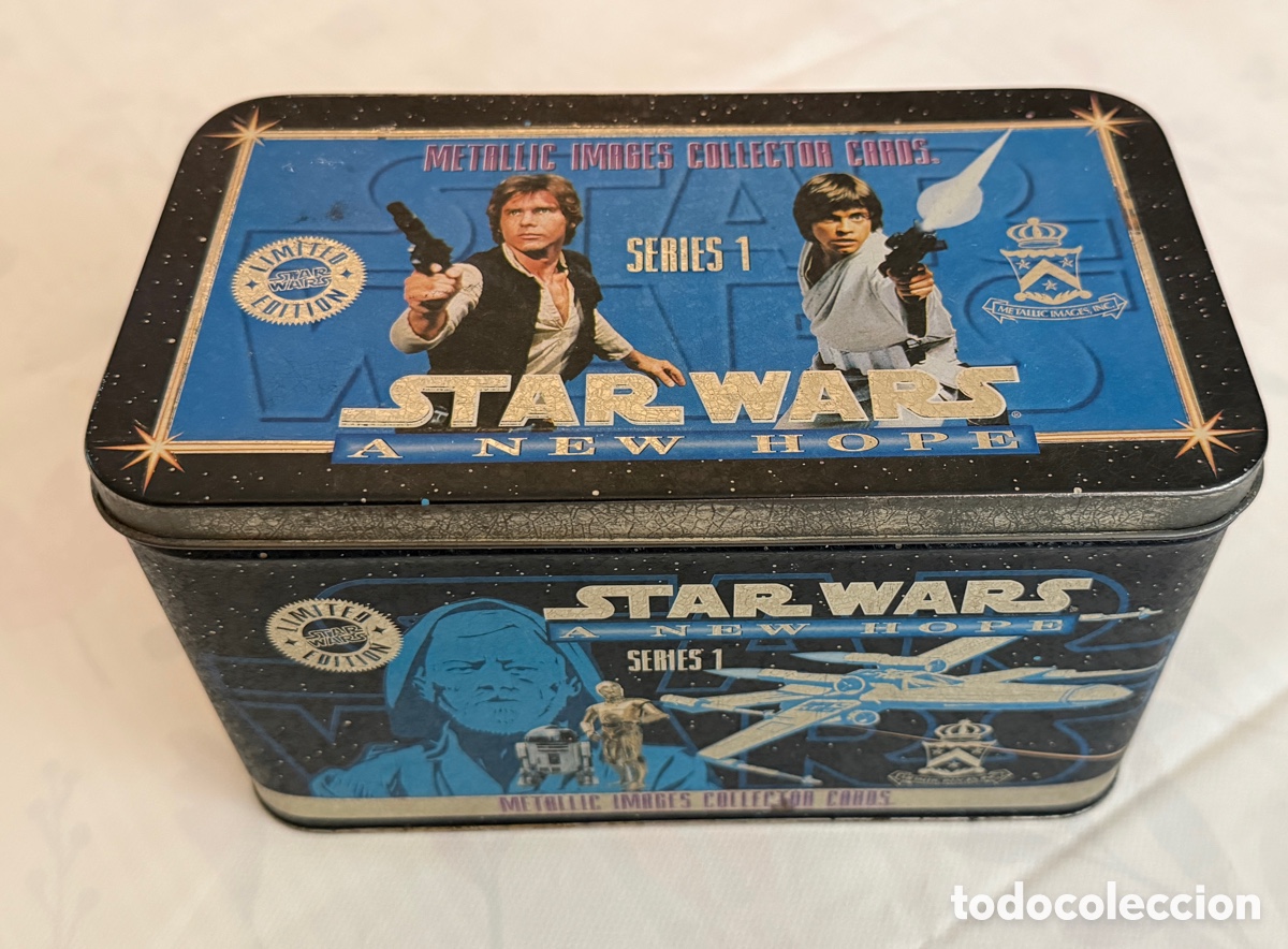 Coleccionismo cromos antiguos: STAR WARS 1994 METALLIC IMAGES SERIES 1 &ndash; 20 TARJETAS + COA N&ordm; 10870/49900