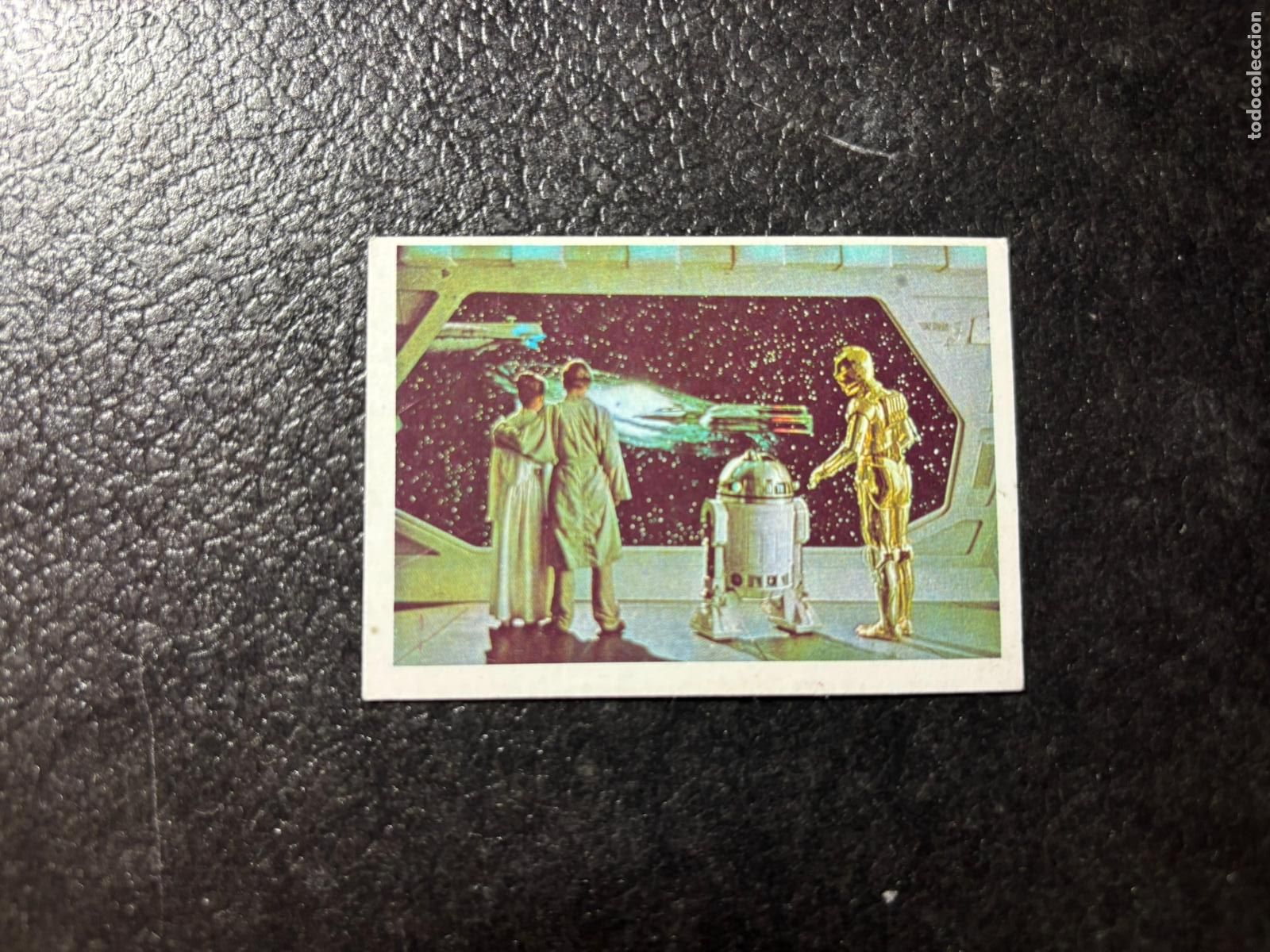 Coleccionismo cromos antiguos: RETORNO DEL JEDI 24 PRINCESA LEIA LUKE SKYWALKER CROMO GUERRA DE LAS GALAXIAS STAR WARS PACOSA 1983