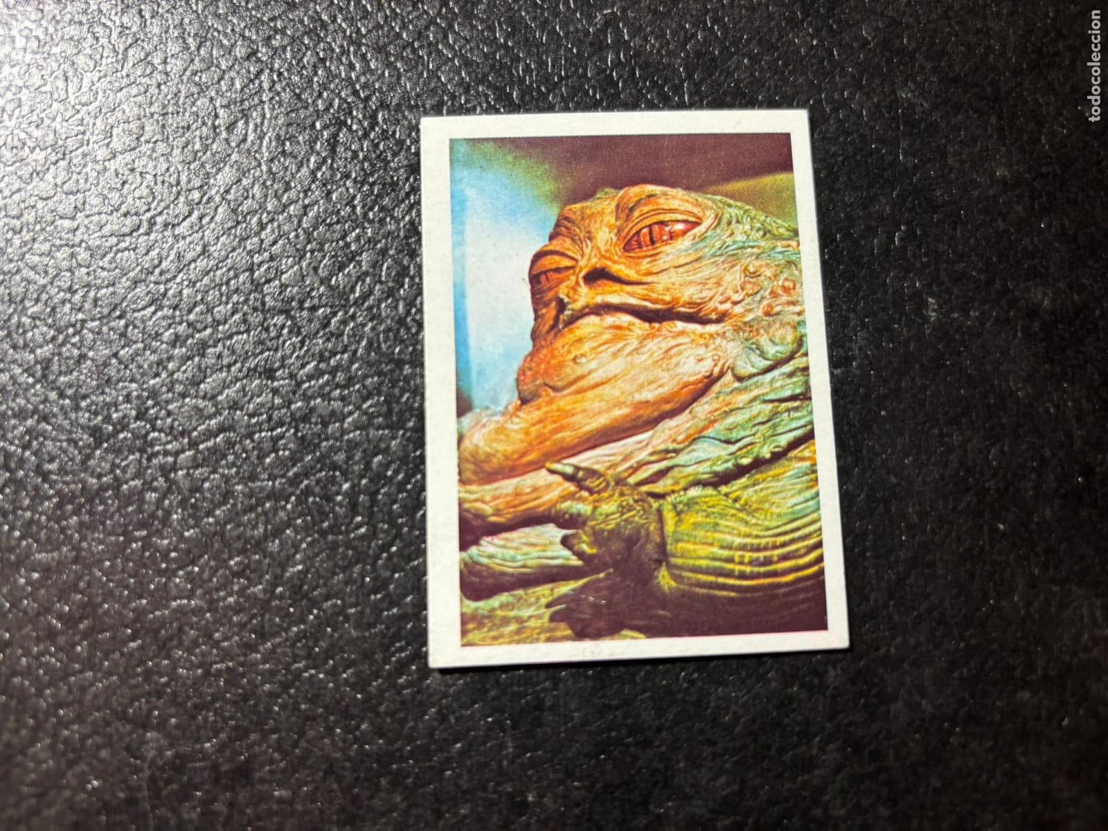 Coleccionismo cromos antiguos: RETORNO DEL JEDI 34 JABBA EL HUTT CROMO GUERRA DE LAS GALAXIAS STAR WARS PACOSA 1983