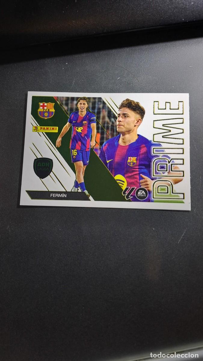 Coleccionismo cromos antiguos: CROMO FERMIN 4 PRIME 4 BARCELONA ADN LA LIGA 2026 2027 26 27 ESTE PANINI NUNCA PEGADO