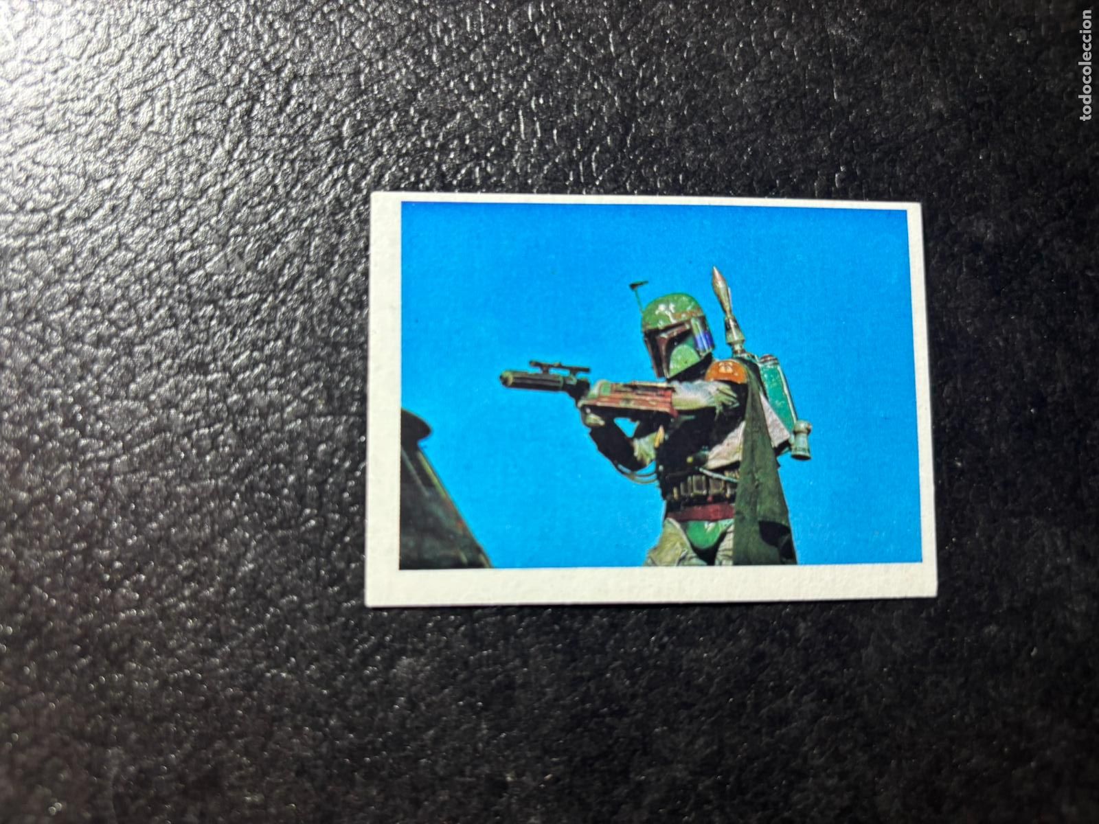 Coleccionismo cromos antiguos: RETORNO DEL JEDI 91 BOBA FETT CROMO GUERRA DE LAS GALAXIAS STAR WARS PACOSA 1983