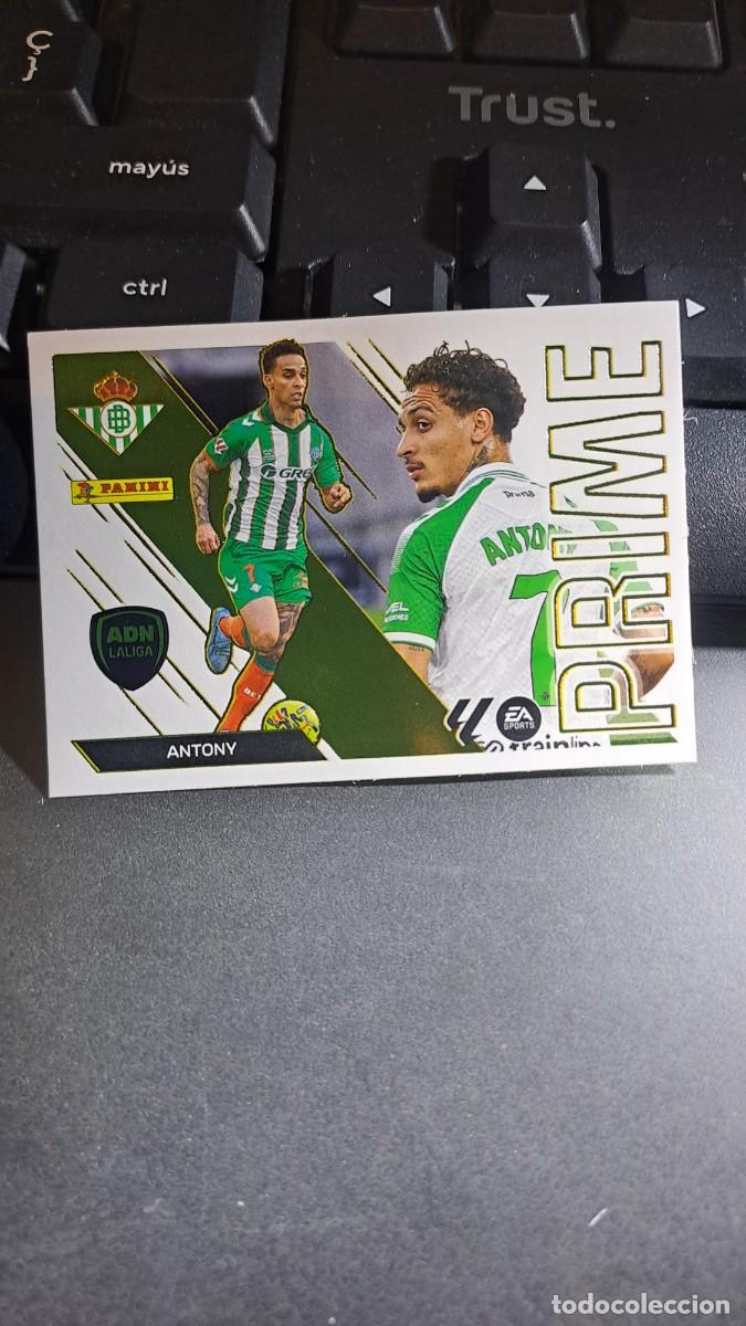 Coleccionismo cromos antiguos: CROMO ANTONY 1 PRIME 1 BETIS ADN LA LIGA 2026 2027 26 27 ESTE PANINI NUNCA PEGADO