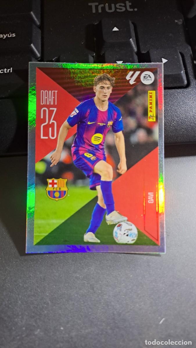 Coleccionismo cromos antiguos: CROMO GAVI 8 DRAFT 23 8 BARCELONA LIGA 2026 2027 26 27 ESTE PANINI NUNCA PEGADO