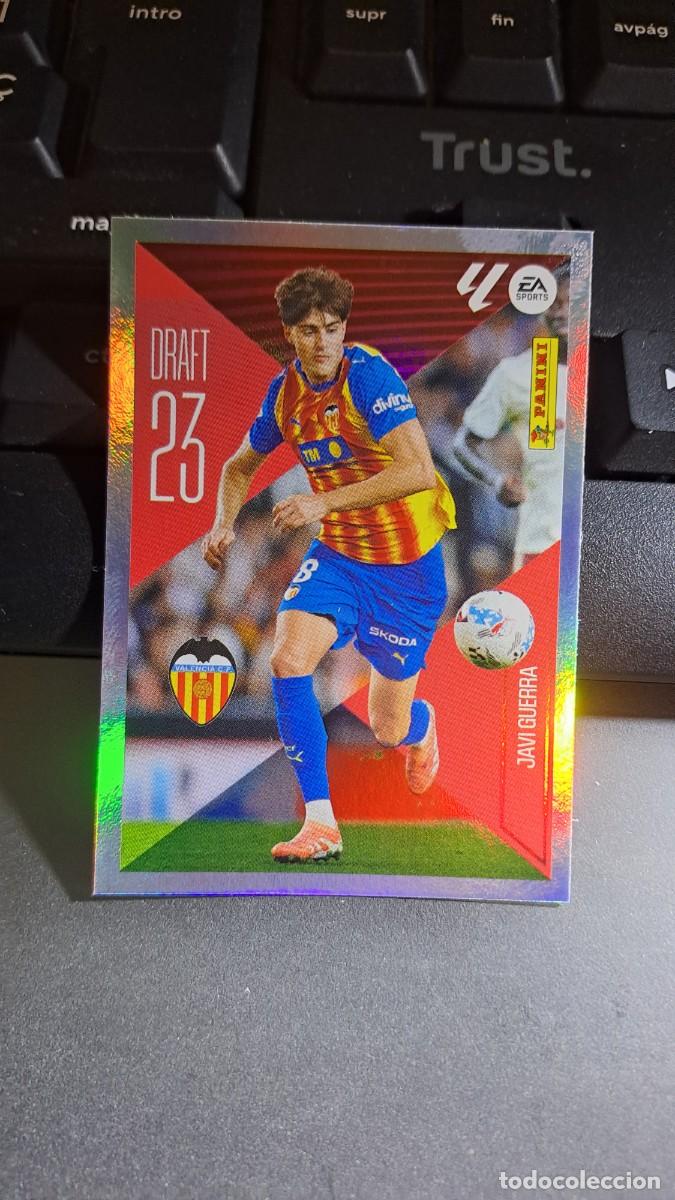 Coleccionismo cromos antiguos: CROMO JAVI GUERRA 12 DRAFT 23 12 VALENCIA LIGA 2026 2027 26 27 ESTE PANINI NUNCA PEGADO