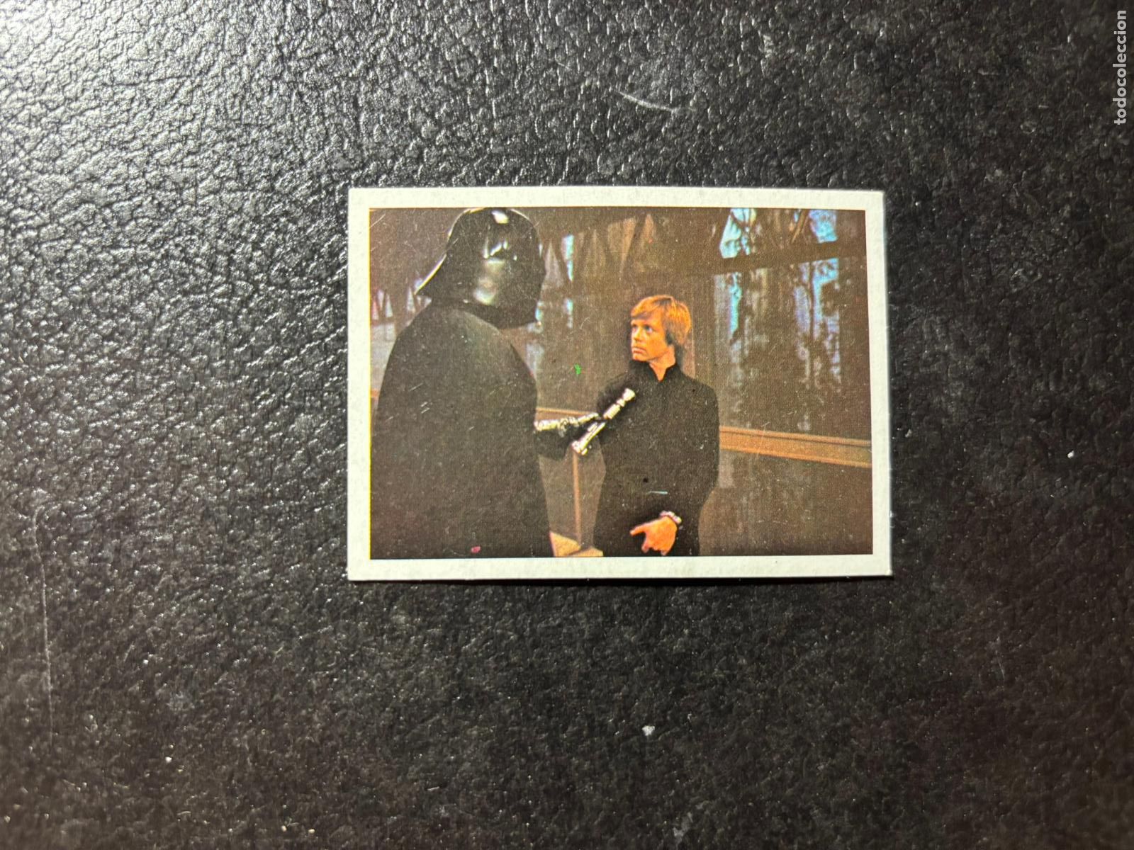 Coleccionismo cromos antiguos: RETORNO DEL JEDI 151 LUKE SKYWALKER DARTH VADER CROMO GUERRA DE LAS GALAXIAS STAR WARS PACOSA 1983