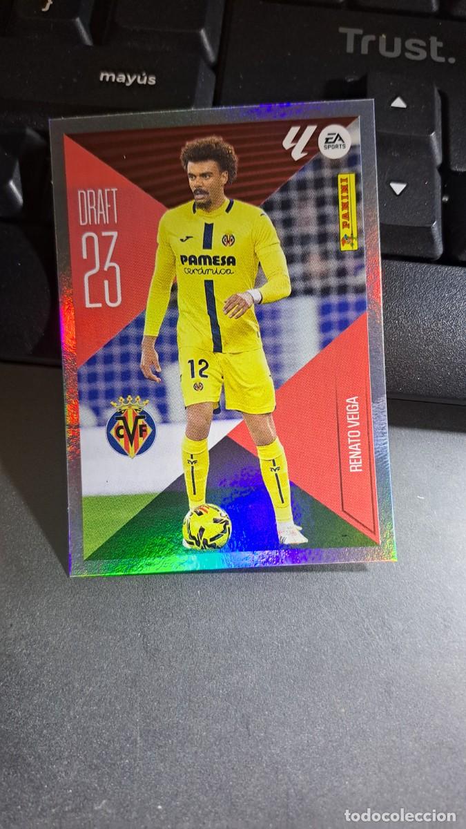 Coleccionismo cromos antiguos: CROMO RENATO VEIGA 20 DRAFT 23 20 VILLARREAL LIGA 2026 2027 26 27 ESTE PANINI NUNCA PEGADO