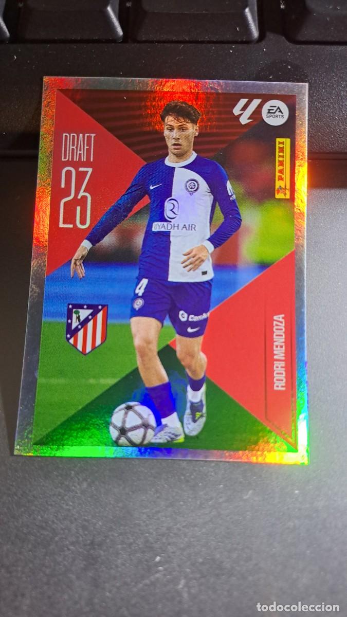 Coleccionismo cromos antiguos: CROMO RODRI MENDOZA 21 DRAFT 23 21 ATLETICO DE MADRID LIGA 2026 2027 26 27 ESTE PANINI NUNCA PEGADO