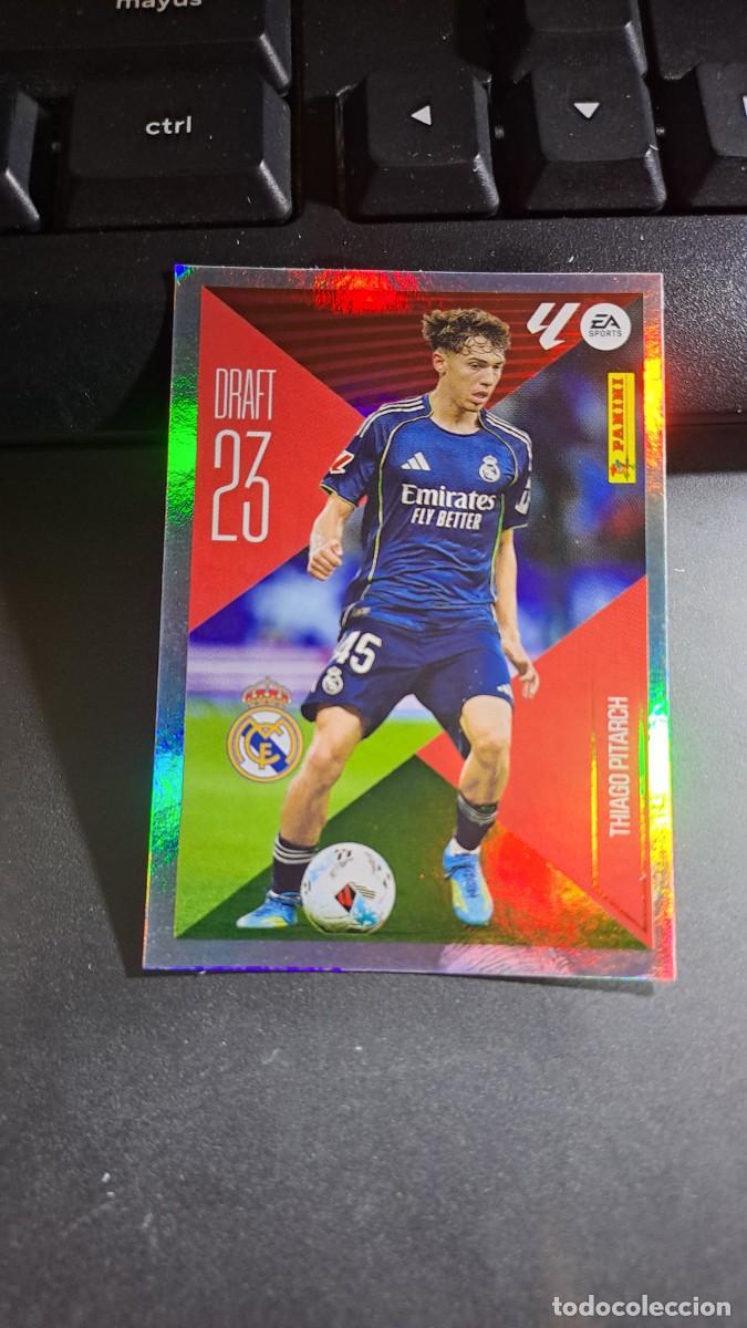 Coleccionismo cromos antiguos: CROMO THIAGO PITARCH 22 DRAFT 23 22 REAL MADRID LIGA 2026 2027 26 27 ESTE PANINI NUNCA PEGADO