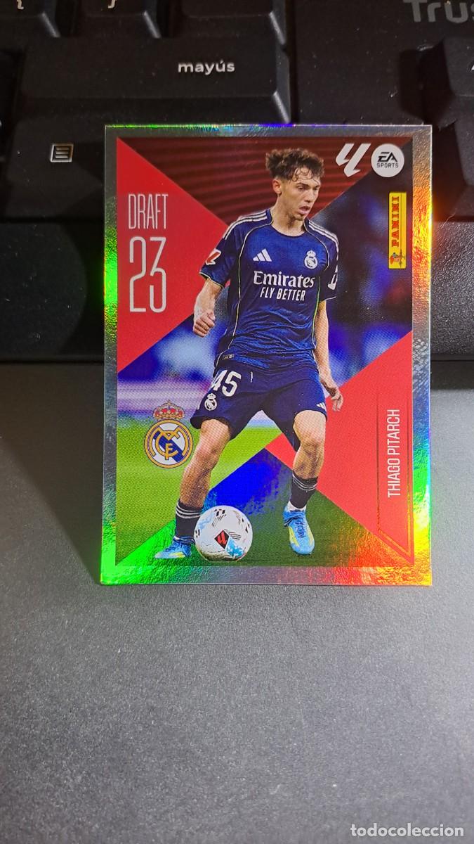Coleccionismo cromos antiguos: CROMO THIAGO PITARCH 22 DRAFT 23 22 REAL MADRID LIGA 2026 2027 26 27 ESTE PANINI NUNCA PEGADO