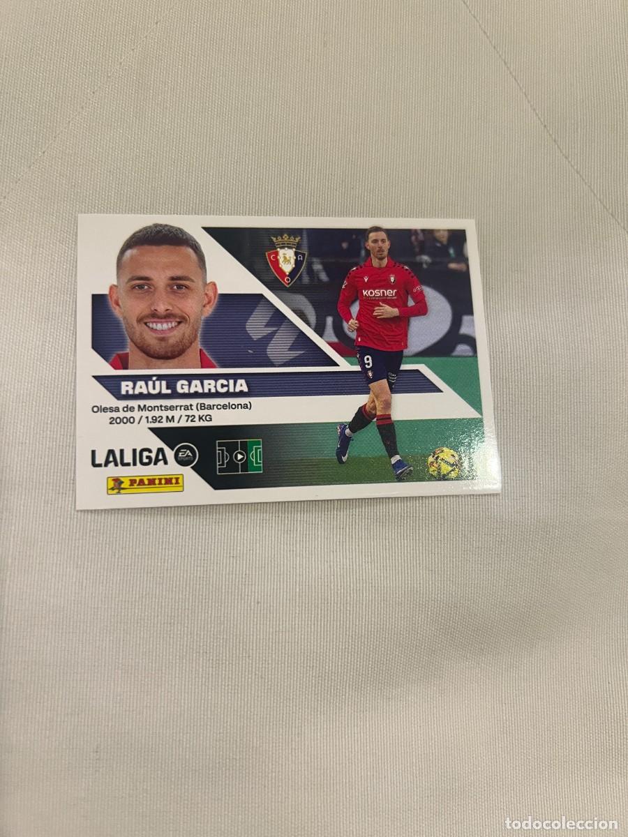 Coleccionismo cromos antiguos: 18 RA&Uacute;L GARC&Iacute;A OSASUNA EDICIONES ESTE 26 27 2026 2027