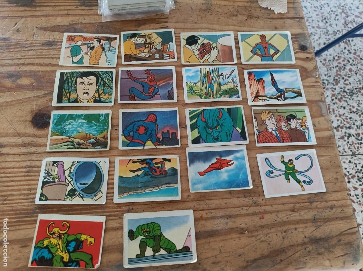 Coleccionismo cromos antiguos: LOTE CROMOS Spider-Man