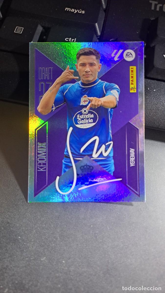 Coleccionismo cromos antiguos: CROMO YEREMAY K23 DRAFT 23 KROMIX K23 DEPORTIVO DE CORU&Ntilde;A LIGA 2026 2027 26 27 ESTE PANINI NUNCA PE