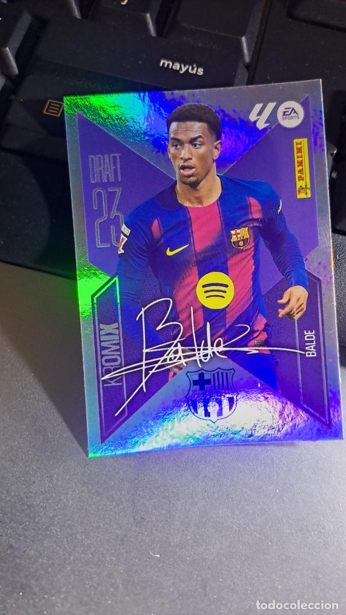 Coleccionismo cromos antiguos: CROMO BALDE K2 DRAFT 23 KROMIX K2 BARCELONA LIGA 2026 2027 26 27 ESTE PANINI NUNCA PEGADO