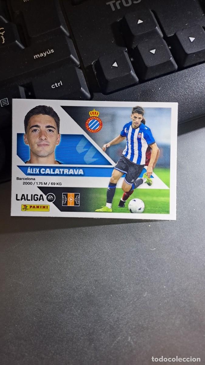 Coleccionismo cromos antiguos: CROMO CALATRAVA 2 FICHAJE 2 ULTIMOS FICHAJES 2 ESPANYOL LIGA 2026 2027 26 27 ESTE PANINI NUNCA PEGAD