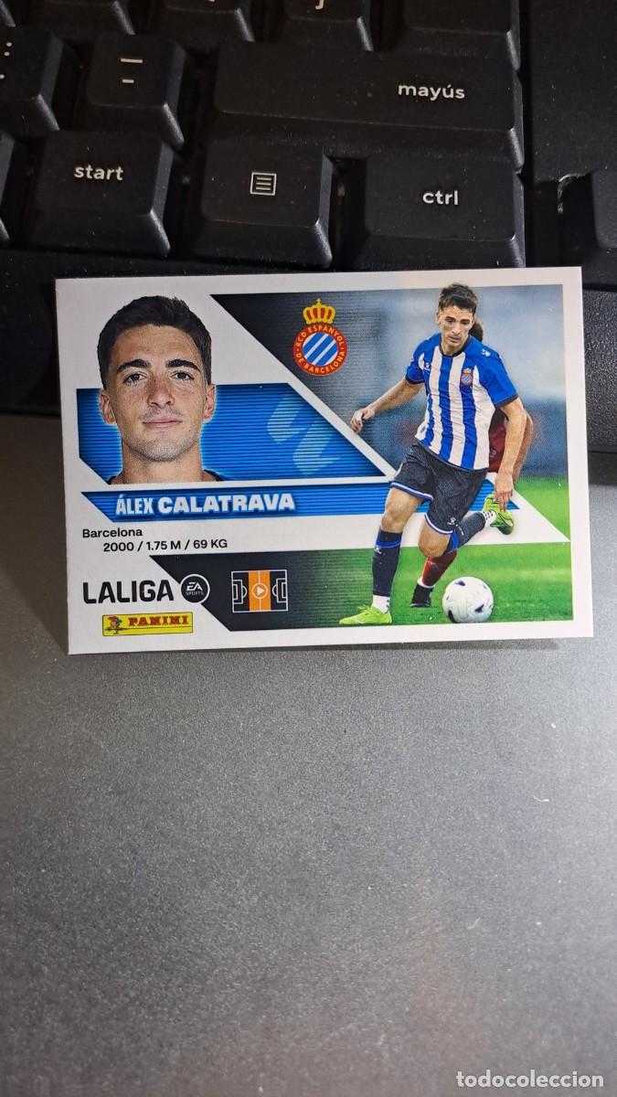 Coleccionismo cromos antiguos: CROMO CALATRAVA 2 FICHAJE 2 ULTIMOS FICHAJES 2 ESPANYOL LIGA 2026 2027 26 27 ESTE PANINI NUNCA PEGAD