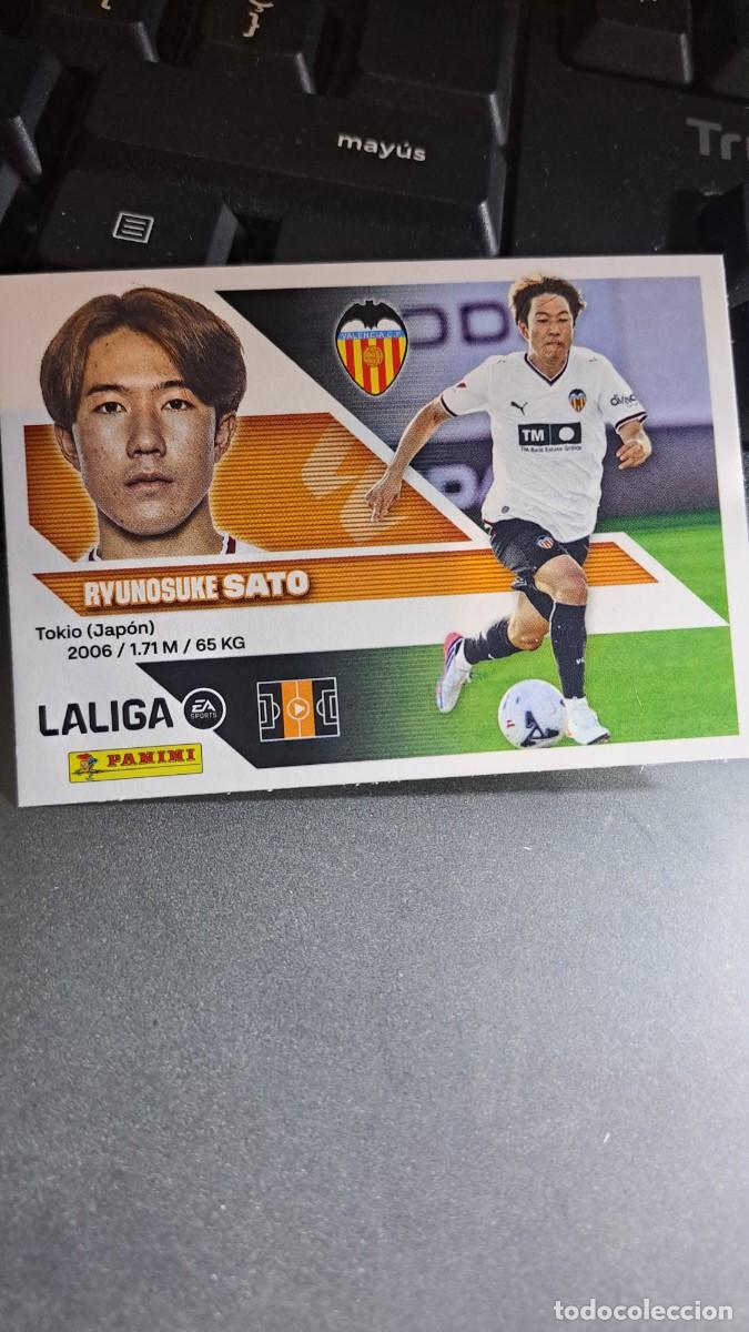 Coleccionismo cromos antiguos: CROMO SATO FICHAJE 14 ULTIMOS FICHAJES 14 VALENCIA LIGA 2026 2027 26 27 ESTE PANINI NUNCA PEGADO
