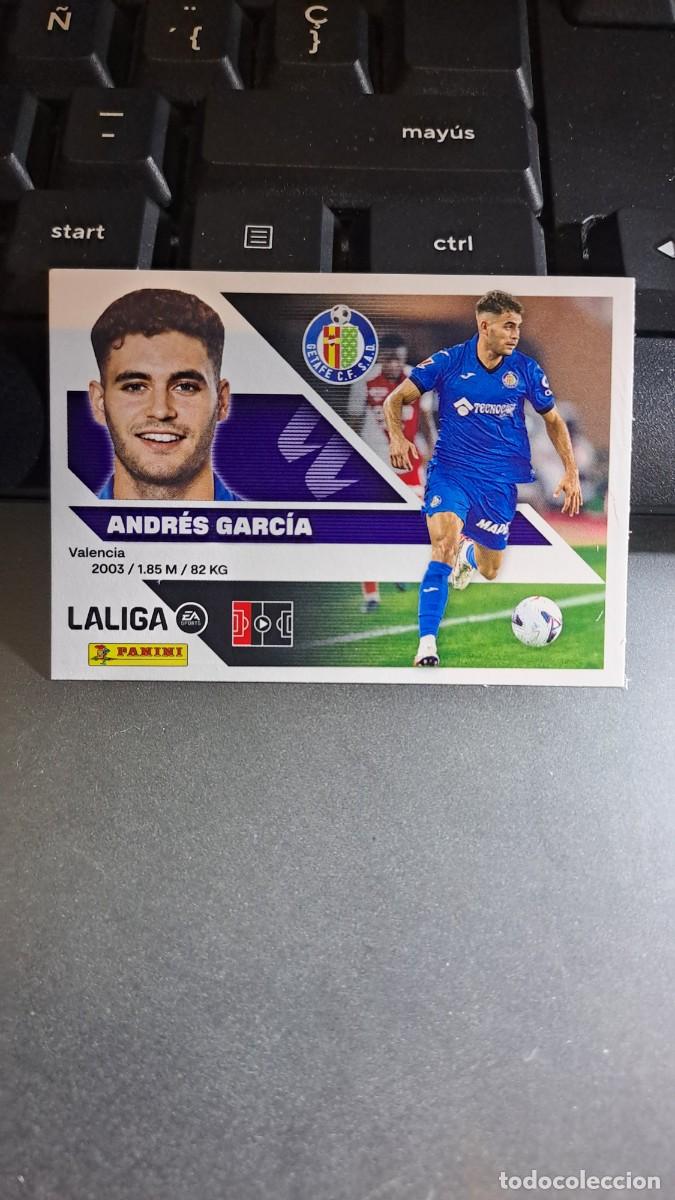 Coleccionismo cromos antiguos: CROMO ANDRES GARCIA FICHAJE 18 ULTIMOS FICHAJES 18 GETAFE LIGA 2026 2027 26 27 ESTE PANINI NUNCA PEG