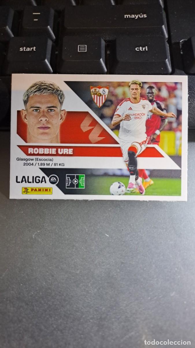 Coleccionismo cromos antiguos: CROMO ROBBIE URE FICHAJE 25 ULTIMOS FICHAJES 25 SEVILLA LIGA 2026 2027 26 27 ESTE PANINI NUNCA PEGAD
