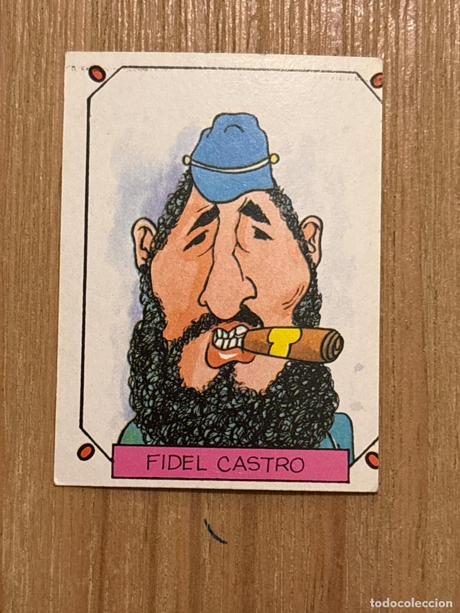 Coleccionismo cromos antiguos: 37. CROMO SIN PEGAR CARICATURAS 22 N 126 FIDEL