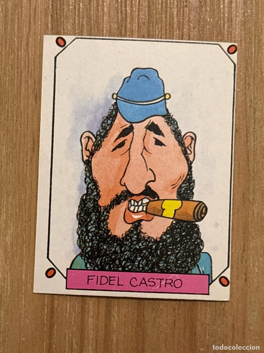 Coleccionismo cromos antiguos: 37. CROMO SIN PEGAR CARICATURAS 22 N 126 FIDEL