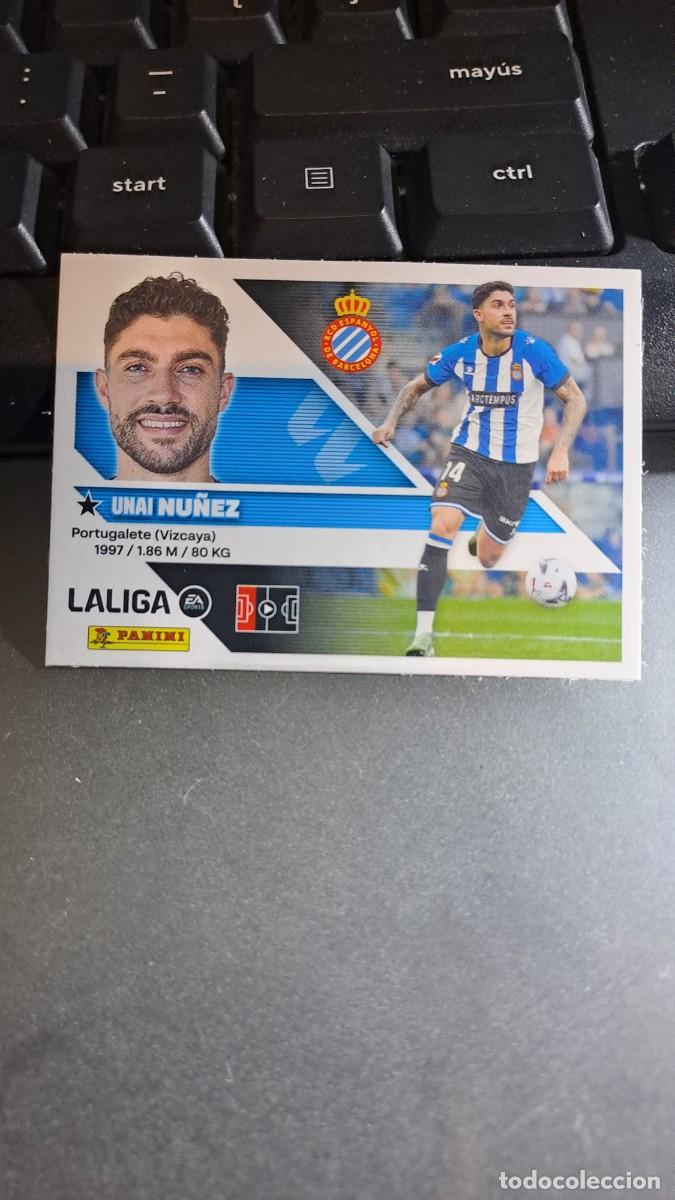 Coleccionismo cromos antiguos: CROMO NU&Ntilde;EZ FICHAJE 27 ULTIMOS FICHAJES 27 ESPANYOL LIGA 2026 2027 26 27 ESTE PANINI NUNCA PEGADO