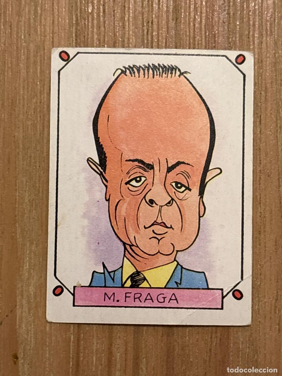 Coleccionismo cromos antiguos: 37. CROMO SIN PEGAR CARICATURAS 22 N 123 MANUEL FRAGA