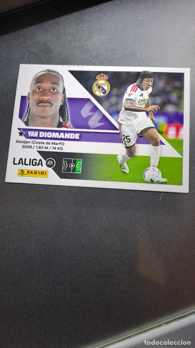 Coleccionismo cromos antiguos: CROMO DIOMANDE FICHAJE 39 ULTIMOS FICHAJES 39 REAL MADRID LIGA 2026 2027 26 27 ESTE PANINI NUNCA PEG