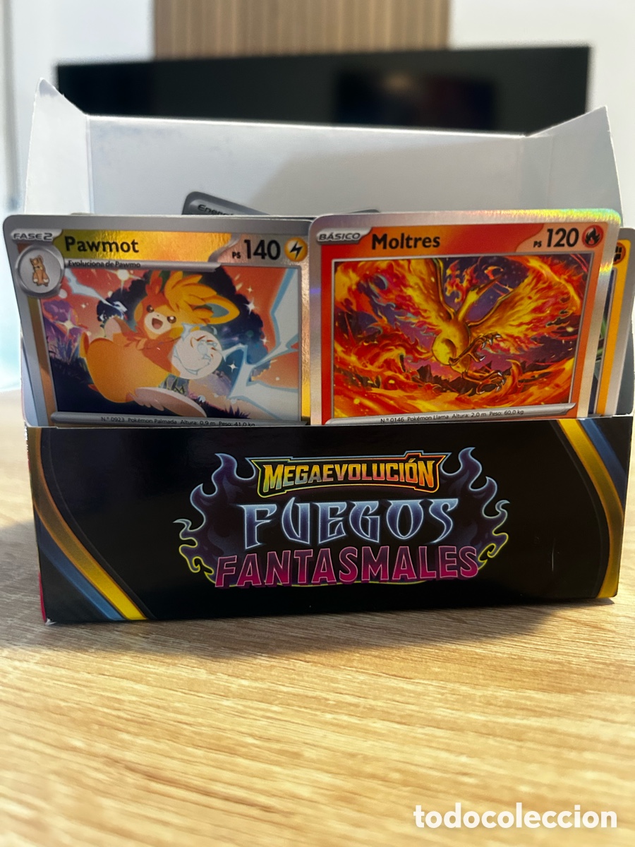 Coleccionismo cromos antiguos: Lote +200 Cartas Pok&eacute;mon Fuegos Fantasmales